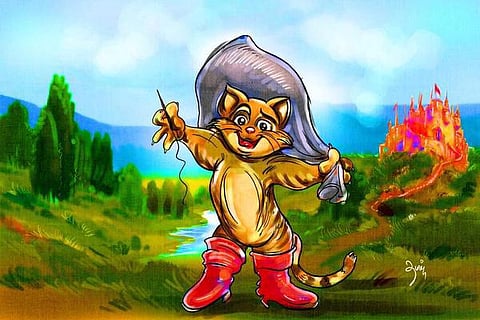 ஜிவான்னி பிரான்சிஸ்கோ ஸ்ட்ராபரோலா கதை: காலணி அணிந்த பூனை!