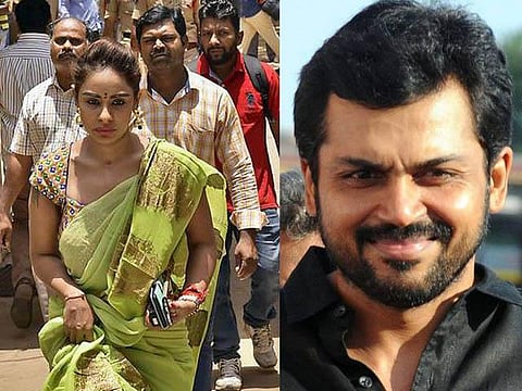 நடிகர் சங்க உறுப்பினர்கள் ஸ்ரீரெட்டி மீது புகார் அளித்தால் நடவடிக்கை: கார்த்தி