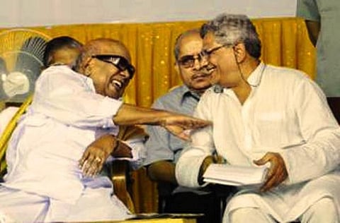 கருணாநிதியிடம் கற்றவை ஏராளம்: சீதாராம் யெச்சூரி இரங்கல்