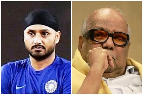 தமிழ் தன்னுடைய முடிவுரையை எழுதியது: கருணாநிதி மறைவுக்கு ஹர்பஜன் சிங் தமிழில் இரங்கல்