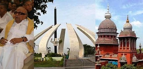 கருணாநிதி உடலை மெரினாவில் அடக்கம் செய்ய அனுமதி கேட்டு உயர் நீதிமன்றத்தில் திமுக வழக்கு: இரவு 10.30 மணிக்கு விசாரணை