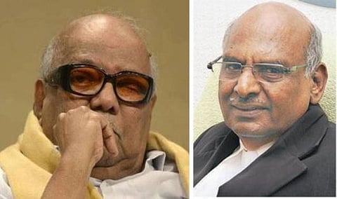 கருணாநிதி அடக்கத்துக்காகக் கோரப்பட்ட இடம் கூவம் நதிக்கரைதான்; கடலோர மண்டலப் பகுதி அல்ல: வழக்கறிஞர் துரைசாமி பேட்டி