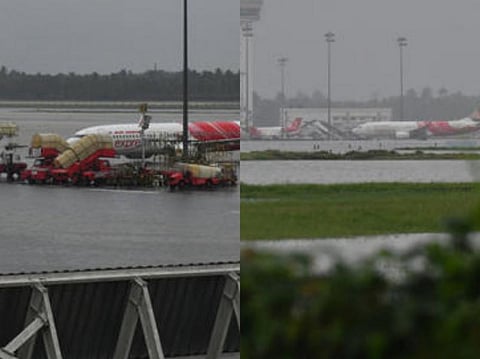 கேரள கனமழை: வெள்ளத்தில் மூழ்கிய கொச்சி விமான நிலையம்; வைரலாகும் வீடியோ