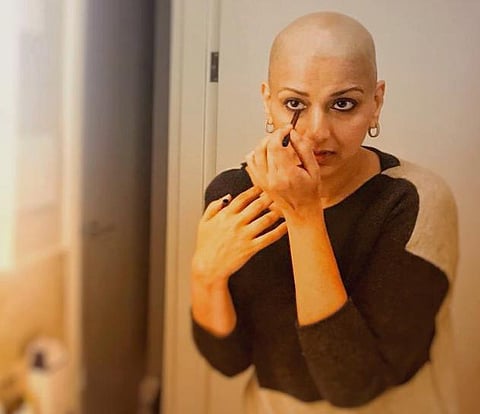 அந்நாட்களில் சிரிப்பது கூட ரணமாக இருக்கும்: புற்றுநோயால் பாதிக்கப்பட்ட சோனாலி பிந்த்ரே உருக்கம்