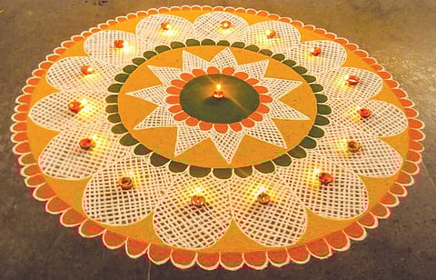 தீபாவளி வீட்டு அலங்காரம்