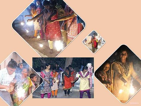 தெய்வக் குழந்தைகளின் தெய்வீகத் தீபாவளி!