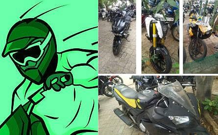 பைக் ரேஸ் ஓட்டியபோது விபத்து: 7 பேர் கைது; 4 பைக்குகள் பறிமுதல்