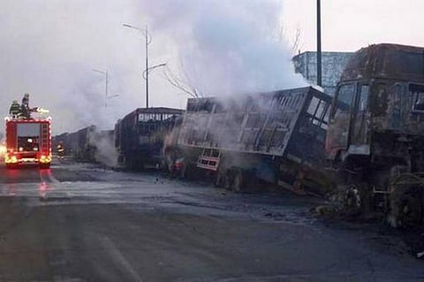 சீனாவில் ரசாயன ஆலையில் வெடி விபத்து: 22 பேர் பலி