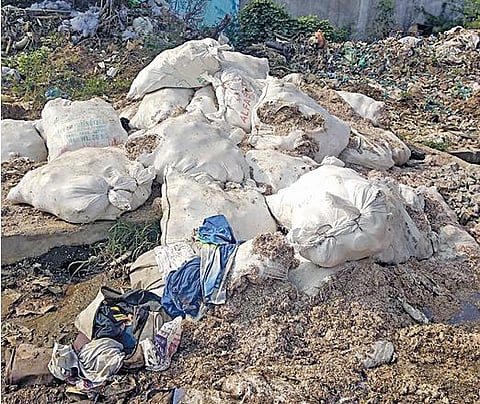 ﻿30 மூட்டைகளில் பணம் கண்டெடுக்கப்பட்ட நிலையில்﻿ மேலும் 20 மூட்டைகளில் கத்தரித்து கட்டி வீசப்பட்ட பழைய ரூ.500, ரூ.1,000 நோட்டுகள்﻿: போலீஸார் தீவிர விசாரணை﻿