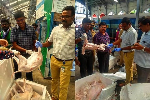 2,190 கிலோ கெட்டுப்போன இறைச்சியை ரயிலில் கொண்டு வந்த விவகாரம்: 5 பேர் கைது; ரயில்வே போலீஸ் நடவடிக்கை