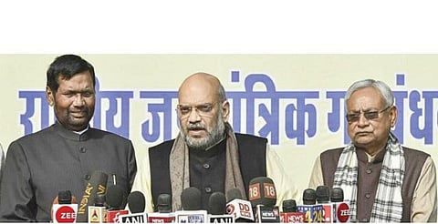 ராம் விலாஸ் பாஸ்வானின் ﻿லோக் ஜனசக்திக்கு 6 இடங்கள்; பிஹாரில் பாஜக - நிதிஷின் ஐஜத தலா 17 தொகுதிகளில் போட்டி: பாஜக தேசிய தலைவர் அமித் ஷா அறிவிப்பு