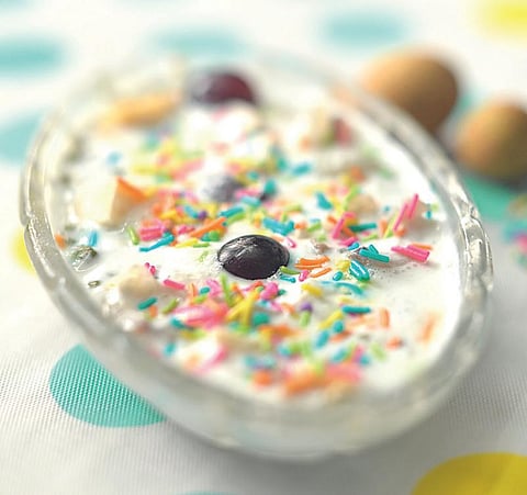 குழந்தைகளும் சமைக்கலாம்: புரூட் கிரீமி சாலட்