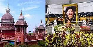 ஜெயலலிதாவுக்கு மெரினாவில் நினைவிடம் அமைக்க தடை இல்லை: மனுவை தள்ளுபடி செய்தது உயர் நீதிமன்றம்