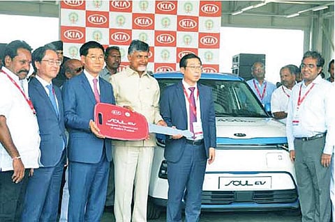 அனந்தபூரில் கியா மோட்டார்ஸ் உற்பத்தி தொடக்கம்﻿