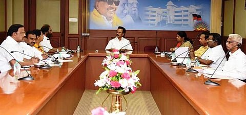 திமுக தேர்தல் அறிக்கை தயாரிப்பு குழுக்கூட்டம்: ஸ்டாலின் தலைமையில் நடந்தது