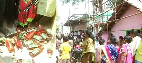 சட்டவிரோத மது விற்பனை; களத்தில் குதித்த சபாஷ் பெண்கள்: விற்பனை மையங்களை அடித்து உடைத்தனர்