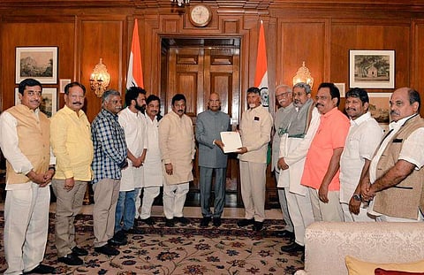 ஆந்திராவுக்கு சிறப்பு அந்தஸ்து: குடியரசுத் தலைவருடன் சந்திரபாபு நாயுடு சந்திப்பு