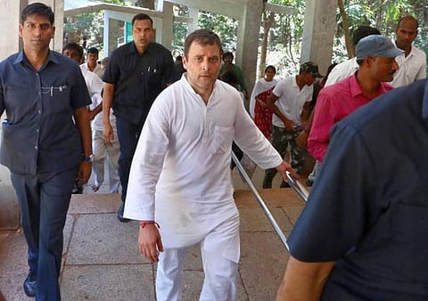 திருப்பதி மலையேறி சுவாமி தரிசனம் செய்த ராகுல் காந்தி