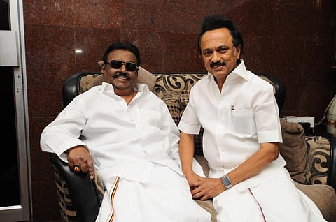 ‘‘அரசியல் பேசவில்லை; நீங்கள் எதிர்பார்த்த சந்திப்பு இது இல்லை’’- விஜயகாந்தை சந்தித்த பின் ஸ்டாலின் பேட்டி