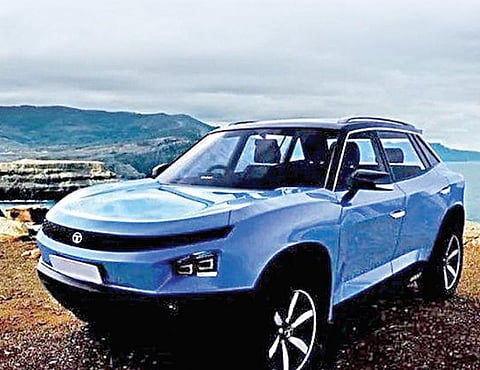 டாடா உருவாக்கும் பிளாக்பேர்ட் எஸ்யுவி