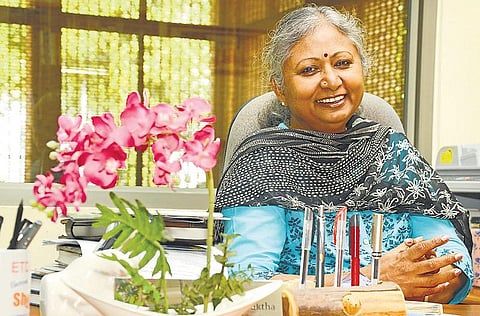 உலகத்தர நூலகத்தை வடிவமைத்த சம்யுக்தா