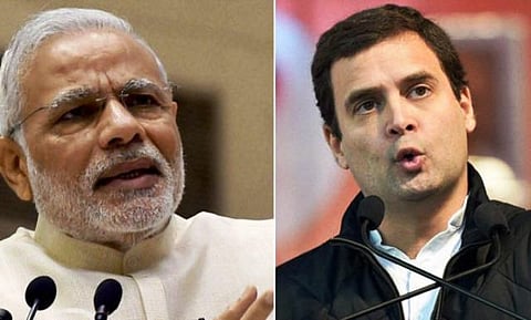 மோடி, ராகுல் 2 தொகுதிகளில் போட்டியிட வேண்டும்: பாஜக, காங்கிரஸ் கட்சியினர் வலியுறுத்தல்﻿