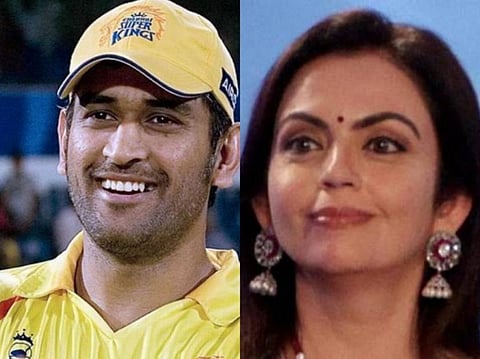 நான் அதிகம் மதிக்கும் ஒரு கேப்டன் எம்.எஸ்.தோனி: நீதா அம்பானி புகழாரம்