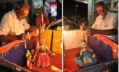 நேரம் காலம் பார்க்காம, யாரு பேச்சும் கேக்காம, காசு பணம் வாங்காம! - தேர்தலைப் பேசிய பொம்மைகள்!