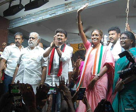 உதயநிதி ஸ்டாலின் மவுன பிரச்சாரம்