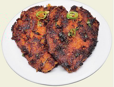 வகை வகையான சித்திரை விருந்து: காலா மீன் வறுவல்