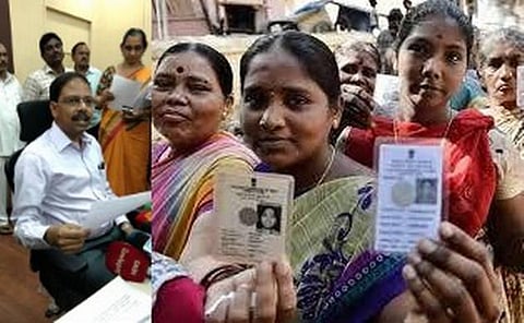 3 மணி நிலவரம்; 18 சட்டப்பேரவைத் இடைத்தேர்தல் 55.97% வாக்குப்பதிவு: அரூரில் 64.88% பதிவு