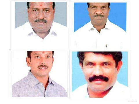 4 தொகுதி இடைத்தேர்தலுக்கான அதிமுக வேட்பாளர்கள் அறிவிப்பு