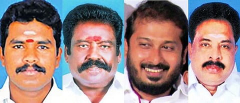 டிடிவி ஆதரவு எம்.எல்.ஏக்கள் 3 பேர் , தமீமுன் அன்சாரி உள்ளிட்ட 4 பேரை தகுதி நீக்கம் செய்ய கொறடா பரிந்துரை: விரைவில் நோட்டீஸ்