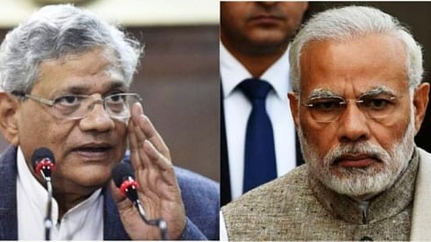 மோடி அரசில் பொருளாதாரம், பாதுகாப்பு தரைமட்டம் : சீதாராம் யெச்சூரி காட்டம்