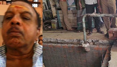 சம்ப் கட்ட தோண்டப்பட்ட பள்ளத்தில் விழுந்து முதியவர் பலி: அஜாக்கிரதையாக இருந்த கடை உரிமையாளர் கைது