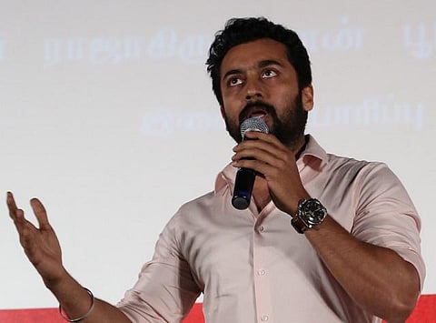 தண்ணீர் சேமிப்பில் அக்கறையுடன் செயல்படுவோம்: சூர்யா வேண்டுகோள்