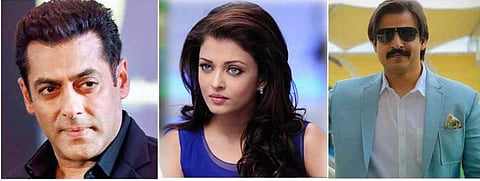 தேர்தல் கருத்துக் கணிப்புகள்: சல்மான், அபிஷேக், ஐஸ்வர்யா ராய் புகைப்பட மீமை வெளியிட்டு விவேக் ஓபராய் கிண்டல்- நெட்டிசன்கள் சாடல்