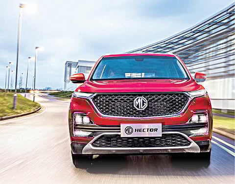 கெத்து காட்டும் எம்ஜி ஹெக்டார்