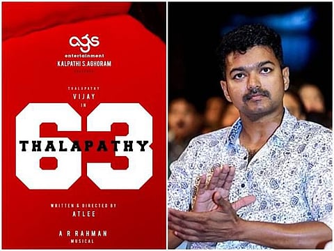 விஜய் பிறந்த நாளன்று தளபதி 63 ஃபர்ஸ்ட் லுக்?