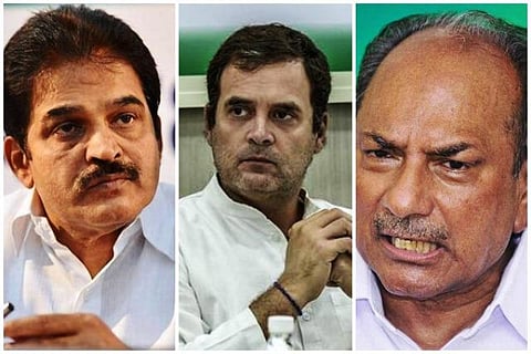 காங்கிரஸ் தலைவர் பதவியை ஏற்க வேணுகோபால், ஏ.கே.அந்தோணி மறுப்பு