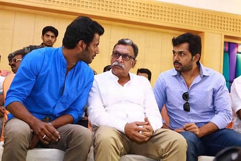 நடிகர் சங்கத் தேர்தலை அடையாறு எம்ஜிஆர் ஜானகி கல்லூரியில் நடத்த அனுமதி இல்லை: உயர் நீதிமன்றம் திட்டவட்டம்