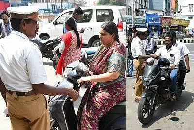 ஹெல்மட் விதிமீறல்களுக்கு எதிராக நடவடிக்கை எடுக்காத போலீஸார்: உயர் நீதிமன்றம் கடுமை