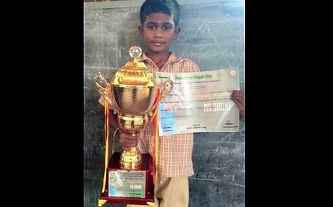 மாநில சதுரங்கப் போட்டியில் மதுரை அரசுப் பள்ளி மாணவன் சாதனை