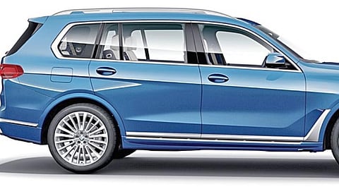 ஏழு பேர் பயணிக்கும்  பிஎம்டபிள்யு எக்ஸ் 7