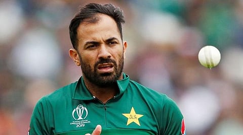 பாகிஸ்தான் வேகப்பந்துவீச்சாளர் வகாப் ரியாஸ்: படம் உதவி ஐசிசி