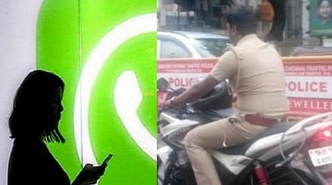 ஹெல்மெட் அணியாத எஸ்.ஐ. சஸ்பெண்ட் விவகாரம்: நீதித்துறையை விமர்சித்து ஆடியோ வெளியிட்ட பெண் தலைமைக் காவலர் சஸ்பெண்ட்