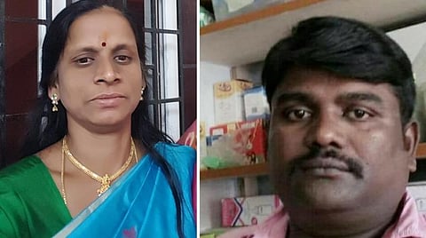 உயிரிழந்த லதா, திருமூர்த்தி.