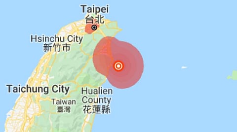 தைவானில் சக்தி வாய்ந்த நிலநடுக்கம்