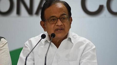 காங்கிரஸ் மூத்த தலைவர் ப.சிதம்பரம் : கோப்புப்படம்