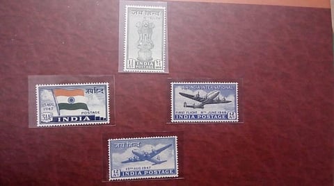 சுதந்திர இந்தியாவின் முதல் அஞ்சல் தலை; பொக்கிஷமாய் பாதுகாக்கும் குமரி இளைஞர்